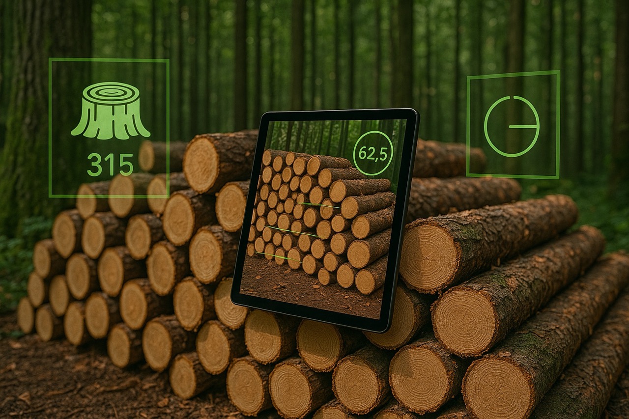 Timbeter digital timber measurement system deployment in forest operation